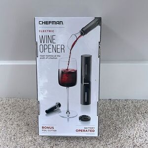 NWOT CHEFMAN Electric Wine Opener